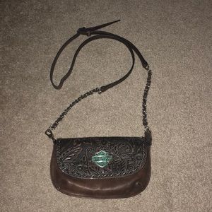 Beautiful Harley-Davidson Brown Leather Crossbody